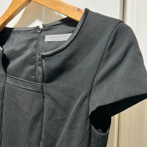 ANDREW MARC PETITE Black Dress Size2P - Picture 2 of 9